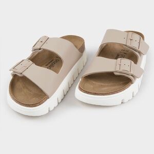 NWT BIRKENSTOCK Papillio Arizona Chunky Platform Sandals!